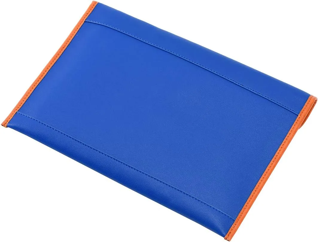 13-13.3" Documents Certificate Laptop Sleeve Case Office File Folder Business Clutch Envelope Bag (Gem Blue)