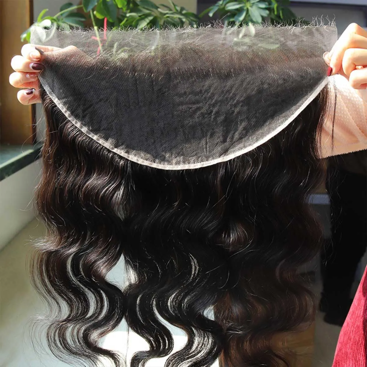 13x6 0.095mm Ultra-Thin Skinlike Real HD Lace Frontal & Closure,Body Wave Natural Hairstyles,Pre-Plucked Invisible Hairline,Unprocessed Virgin Human Hair,Invisible Knots HD Lace,16inch