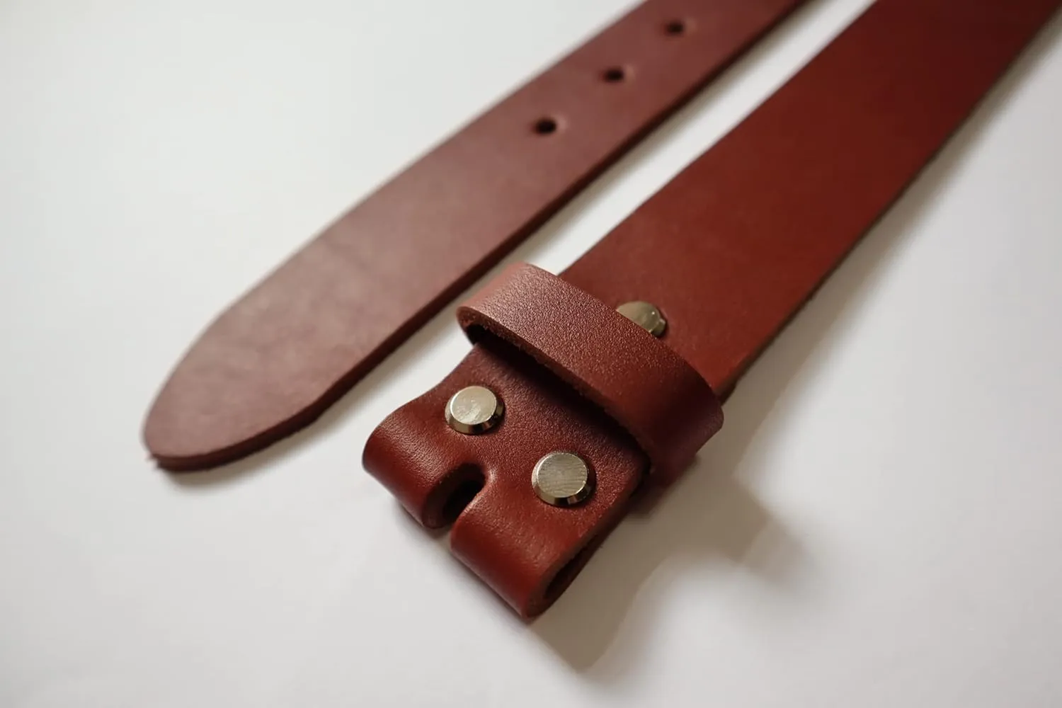 1.5 inch Men's Cowhide Geniune Leather Belt 38mm Classic without Buckle