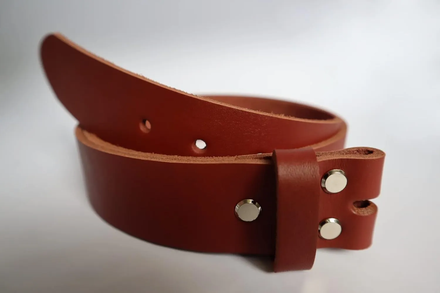 1.5 inch Men's Cowhide Geniune Leather Belt 38mm Classic without Buckle
