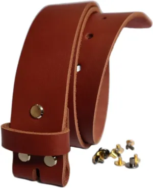 1.5 inch Men's Cowhide Geniune Leather Belt 38mm Classic without Buckle