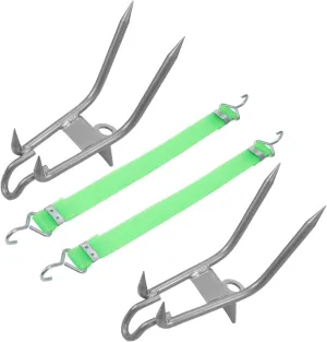 1Pair Climbing Spikes Shoes Set Black Carbon Steel Pole Climbing Tools for Tree Climbing Fruit Durable Slip Design Widened Foot Pedals for Stability