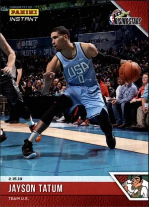 2018-19 Panini Instant NBA 2019 Mountain Dew Ice Rising Stars Basketball #10 Jayson Tatum Boston Celtics