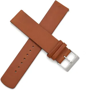 20mm Interchangeable Genuine Leather Watch Strap Replacement for Skagen