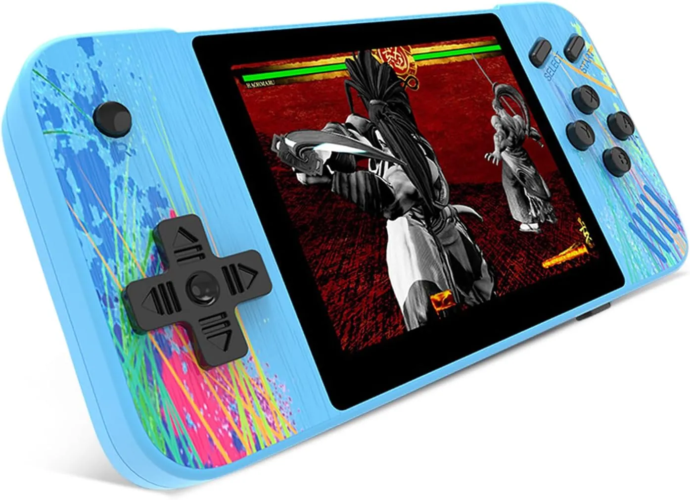 3.5" HD Screen Handheld Game -Preloaded 800 Retro Video Games, 2025 New Portable Gaming Player for Birthday Home Travel Xmas Gift (Blue)