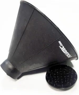 360° Ice Scraper Ice Scraper Car Windscreen Scratcher with Funnel Black