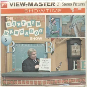 3Dstereo 21 Images from Captain Kangaroo TV Show 1970 - on Location -Needs View-Finder or View-Master viewer