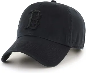 47 Brand MLB Black Black Primary Logo Clean Up Adjustable Baseball Cap Hat, Adult One Size Fits All