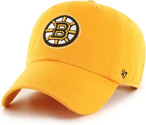 47 NHL Team Color Alternate Primary Logo Clean Up Adjustable Cap Dad Hat, Adult One Size Fits All