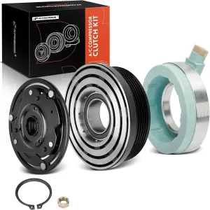 A-Premium Air Conditioner AC Compressor Clutch Kit Compatible with Chevrolet S10 1998-2003 & GMC Sonoma 1998-2003 & Isuzu Hombre 1998-2000, 2.2L 4.3L