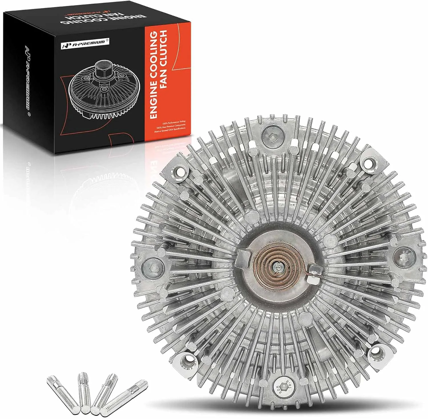 A-Premium Engine Cooling Fan Clutch Compatible with Lexus SC300 1992-2000, GS300 1993-1998 & Toyota Supra 1993-1998, L6 3.0L, Replace# 1621046042, 1621046030