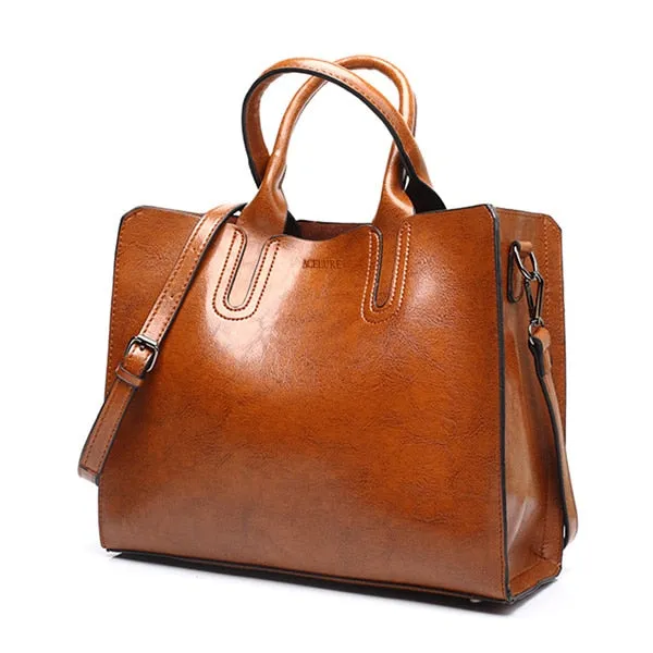 ACELURE Women Shoulder Bag Female Causal Totes for Daily Shopping All-Purpose High Quality Dames Handbag Leather Bags for Women