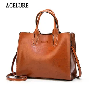 ACELURE Women Shoulder Bag Female Causal Totes for Daily Shopping All-Purpose High Quality Dames Handbag Leather Bags for Women