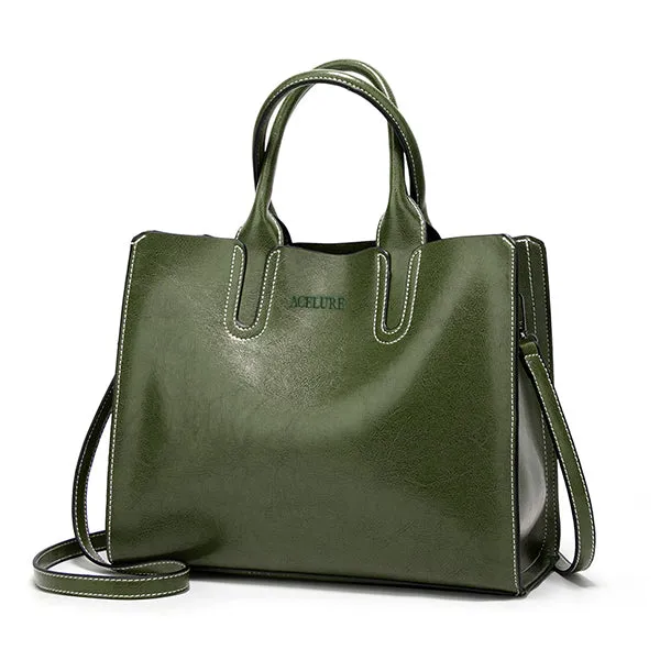 ACELURE Women Shoulder Bag Female Causal Totes for Daily Shopping All-Purpose High Quality Dames Handbag Leather Bags for Women