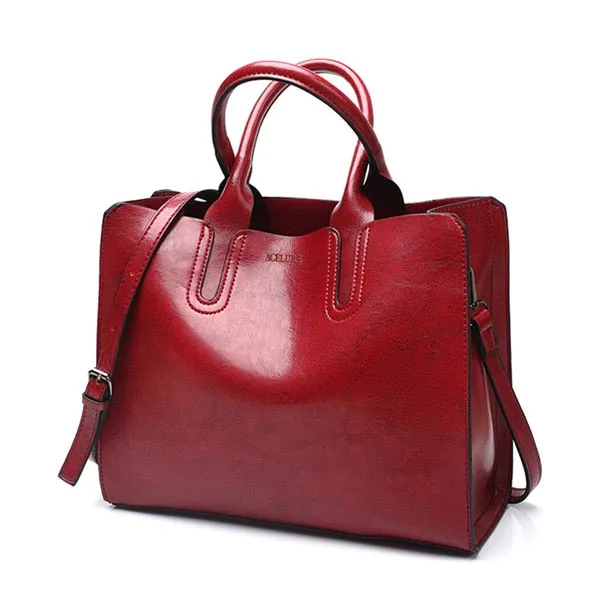 ACELURE Women Shoulder Bag Female Causal Totes for Daily Shopping All-Purpose High Quality Dames Handbag Leather Bags for Women