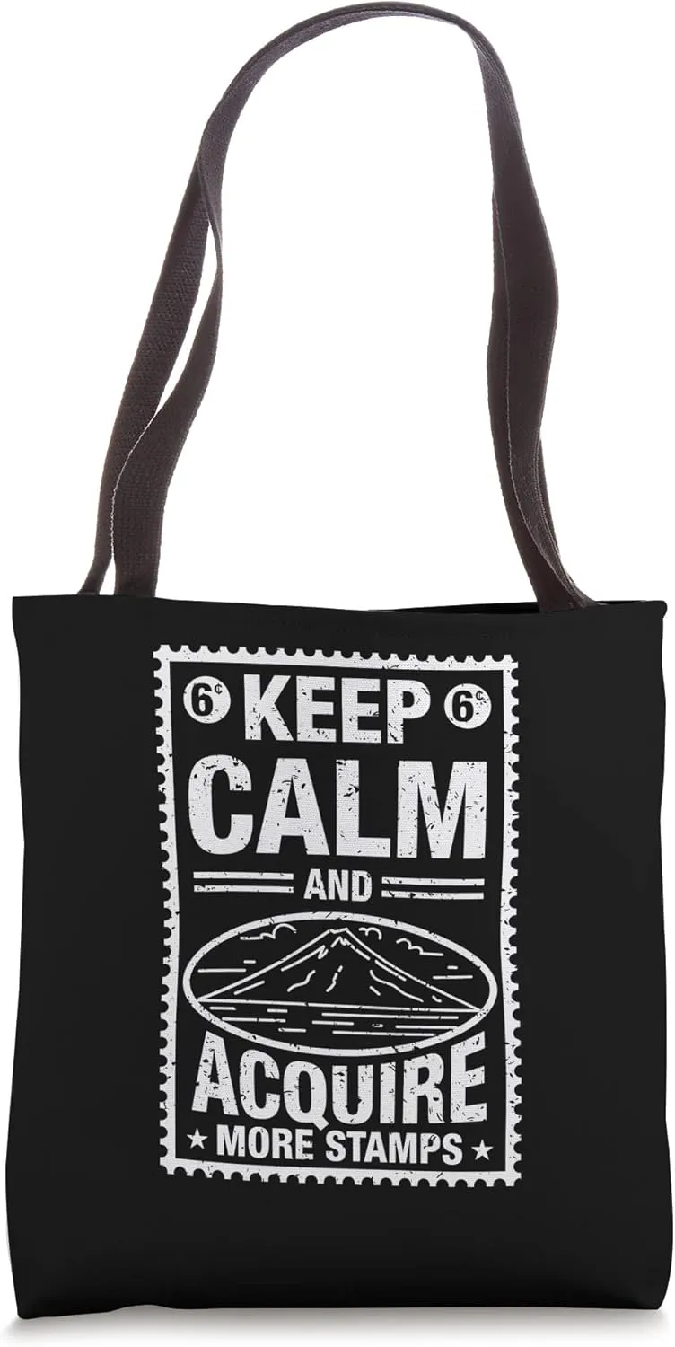 Acquire More Stamps Tote Bag