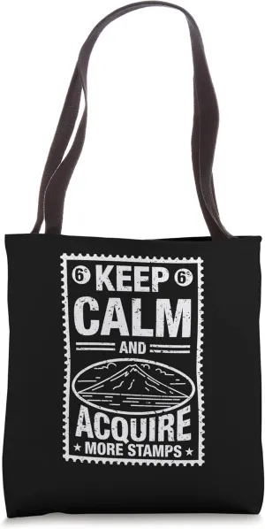 Acquire More Stamps Tote Bag