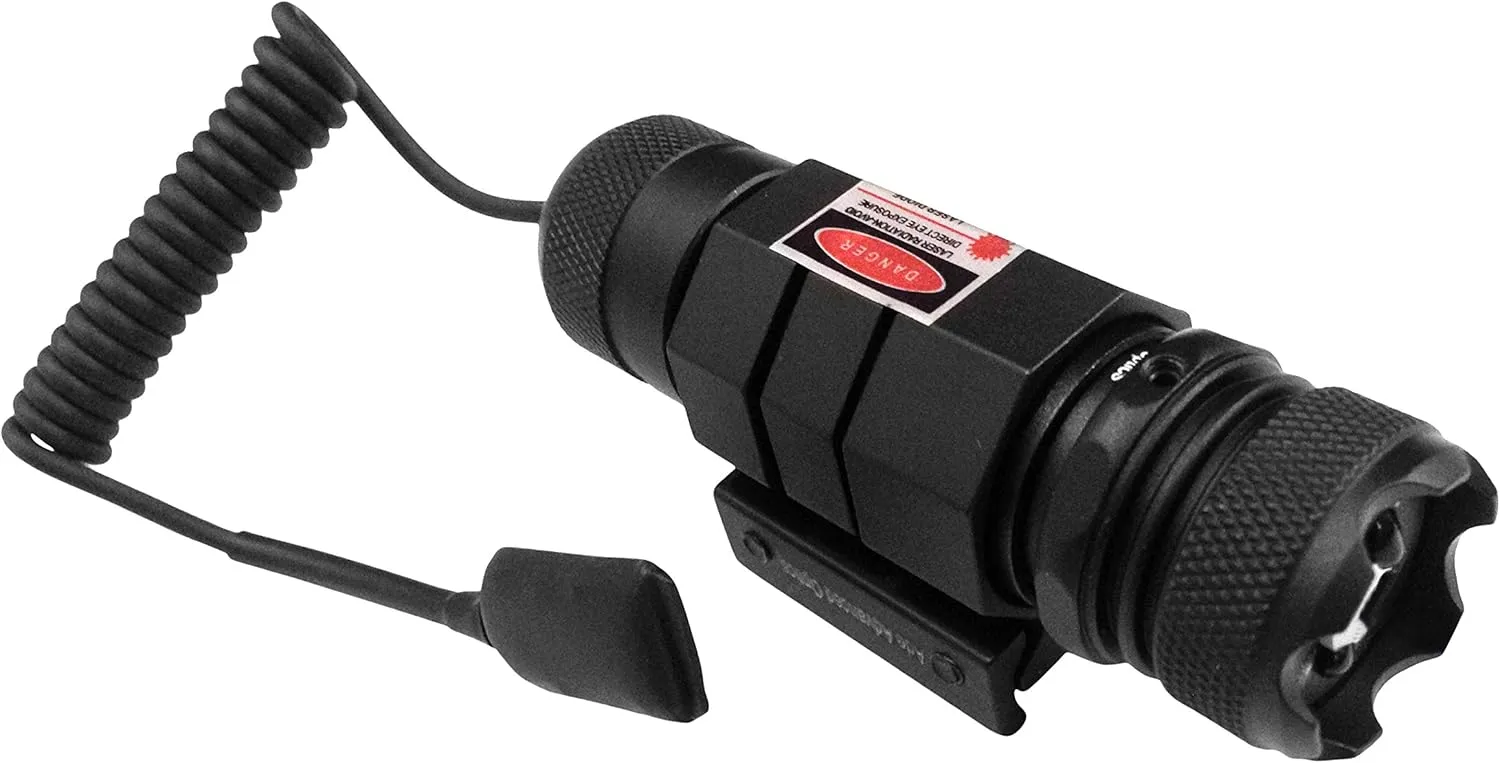 Ade Advanced Optics HB06-1 Triple Duty Class IIIA Blue/Violet Laser Sight with Picatinny Mount, Black