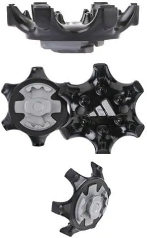adidas THiNTech Replacement Bulk Spike Cleats 20pcs, Black