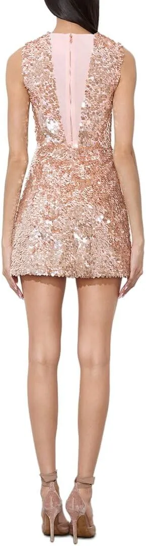 alice   olivia Pacey Embellished Low Lantern Dress