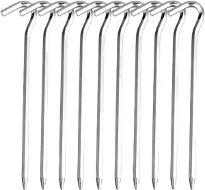 Aluminum Tent Stakes Pegs, Outdoor Travel Camping Tarpaulin Stakes Ground Stakes, Strong and Lightweight Tent Stakes Awning(Rhombus)