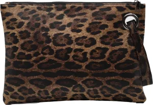 Amaze Womens Oversized Clutch Bag Large PU Leather Pouch Evening Handbags Envelope Purse with Wristlet Shoulder Lady