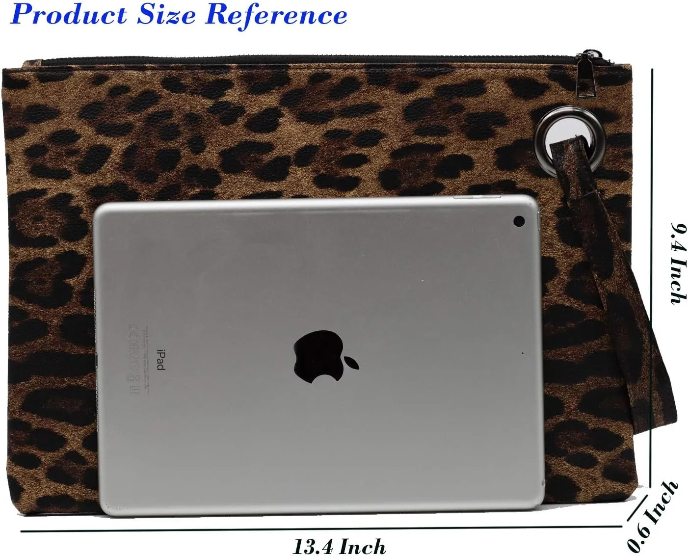 Amaze Womens Oversized Clutch Bag Large PU Leather Pouch Evening Handbags Envelope Purse with Wristlet Shoulder Lady
