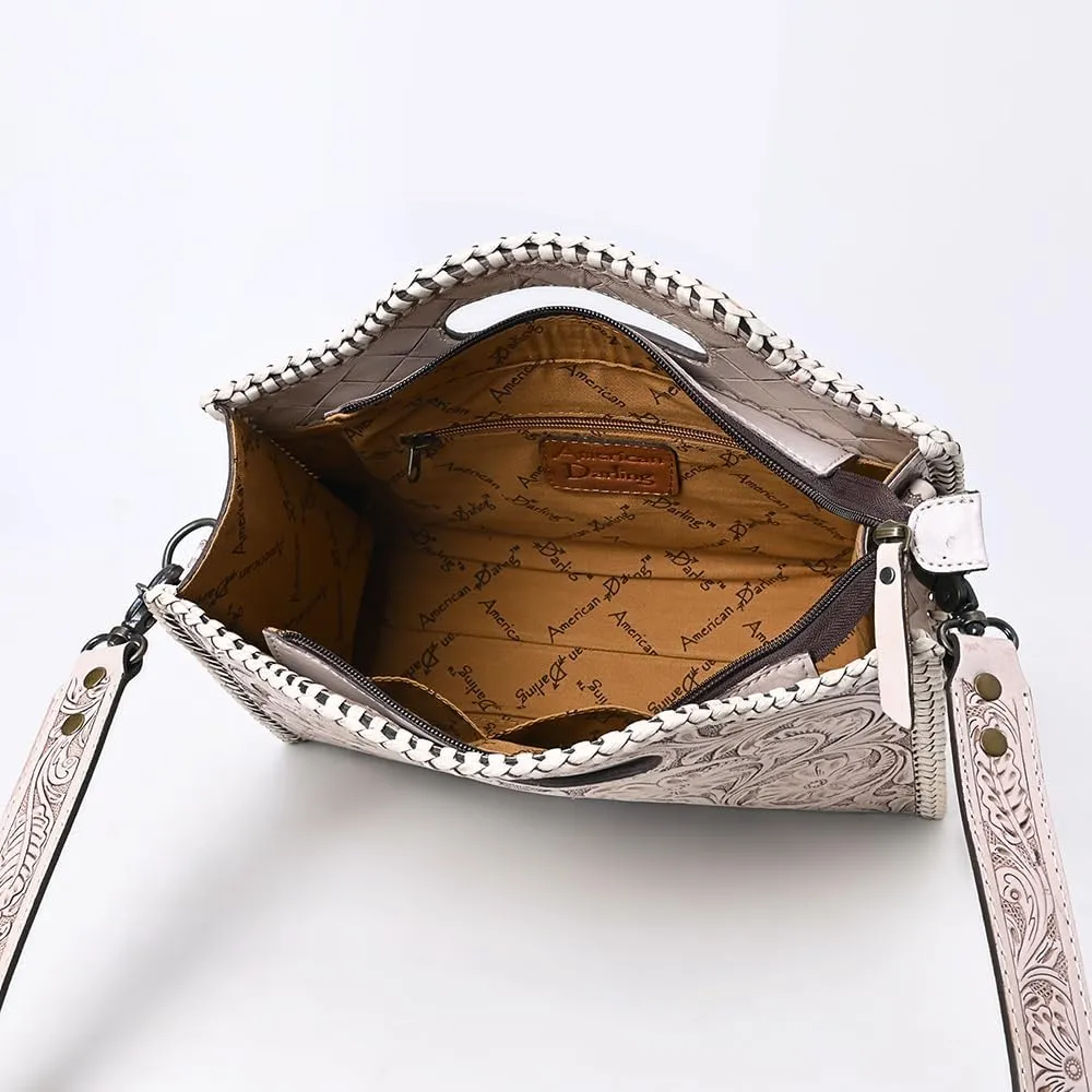 American Darling Clutch Hand Tooled Genuine Leather Women Bag Western Handbag Purse
