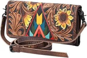 American Darling Hair On Genuine Leather Women Bag Western Handbag Purse