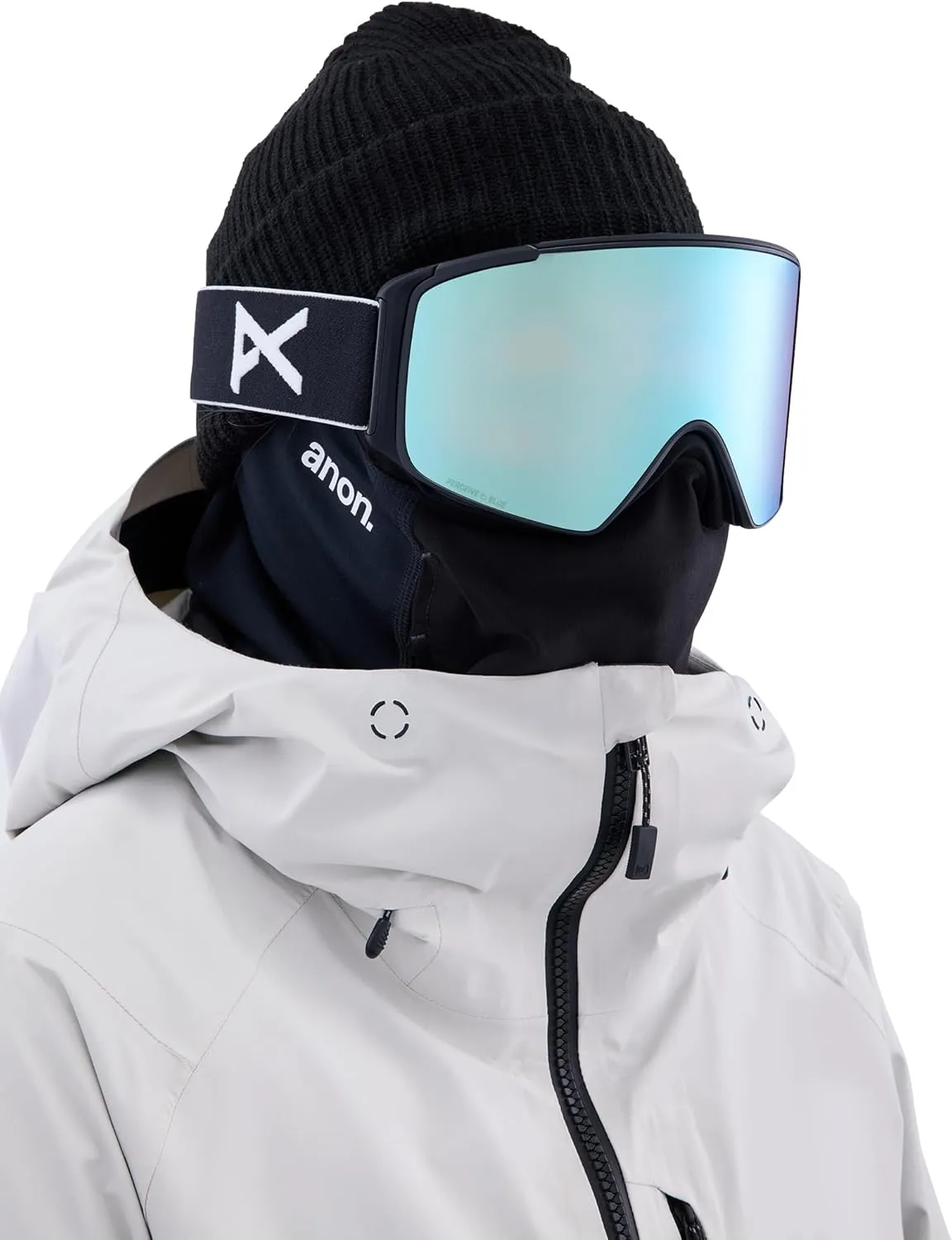 Anon M4S Low Bridge Fit Goggles (Cylindrical)   Bonus Lens
