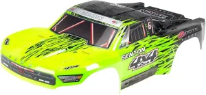 ARRMA 1/10 Painted Body with Decal Trim, Green: SENTON 4x4 BLX, ARAC3331