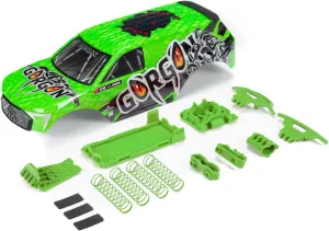 ARRMA Gorgon Painted Decaled Trimmed Body Set (Green), ARA402356