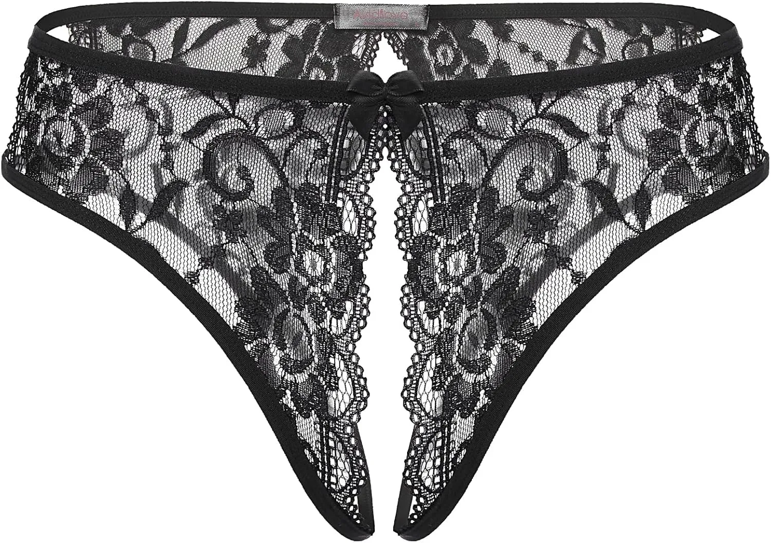 Avidlove Women Lace Panties Sexy Underwear Floral Lace Briefs with Cute Bow Center