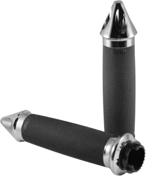 Avon Grips Chrome Spiked Touring Grips MT-CC-85-CH-SPIKE