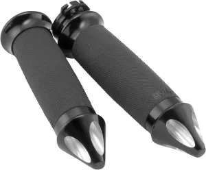 Avon Grips Custom Contour Black Spike Grips CC-86-ANO-SPIKE-FLY