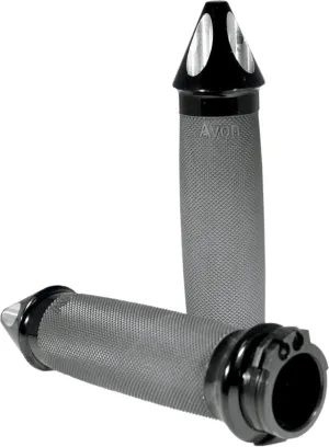 Avon Grips Custom Contour Black Spike Grips CC-86-ANO-SPIKE