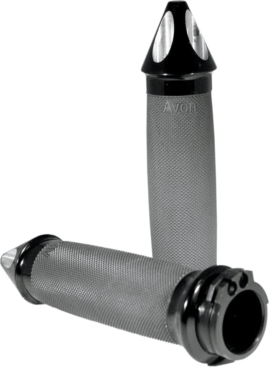 Avon Grips Custom Contour Black Spike Grips CC-86-ANO-SPIKE