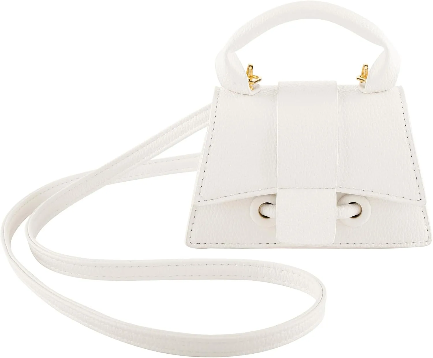 Ayliss Mini Crossbody Handbag Women's Purse Clutch Cute Mini Trendy Bag Top Handle PU Leather Shoulder Bag