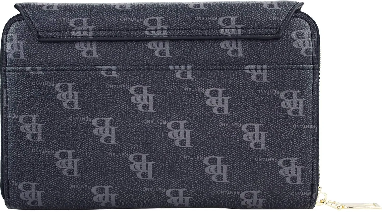 B BRENTANO Vegan Envelope Clutch Wallet Crossbody Purse with Chain Strap