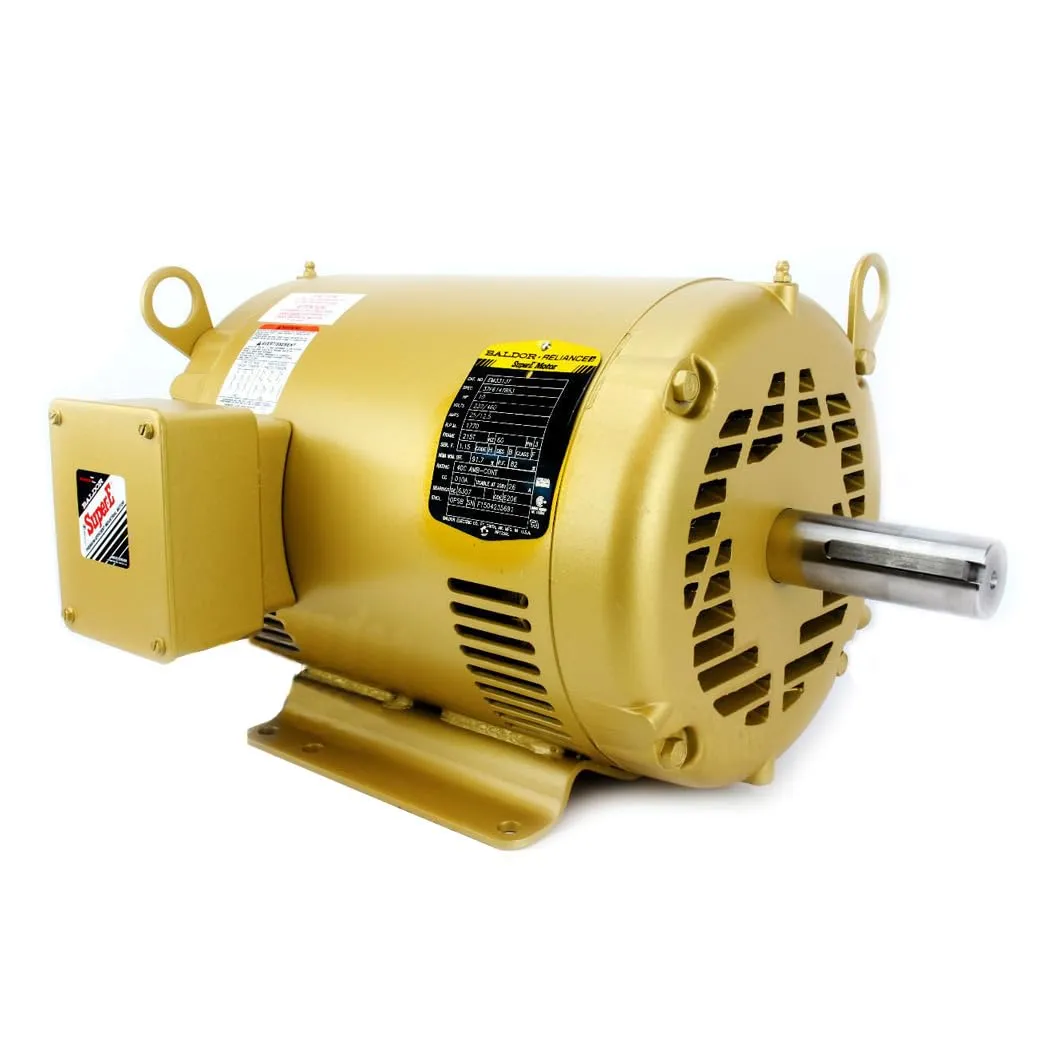 Baldor EM3313T General Purpose AC Motor, 3 Phase, 215T Frame, OPSB Enclosure, 10Hp Output, 1770rpm, 60Hz, 230/460V Voltage