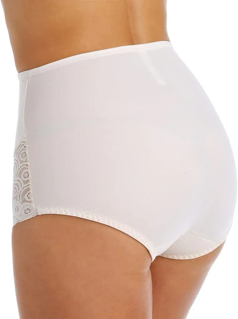Bali Women's Firm Control Shapewear Brief With Lace Dfx054 2-pack