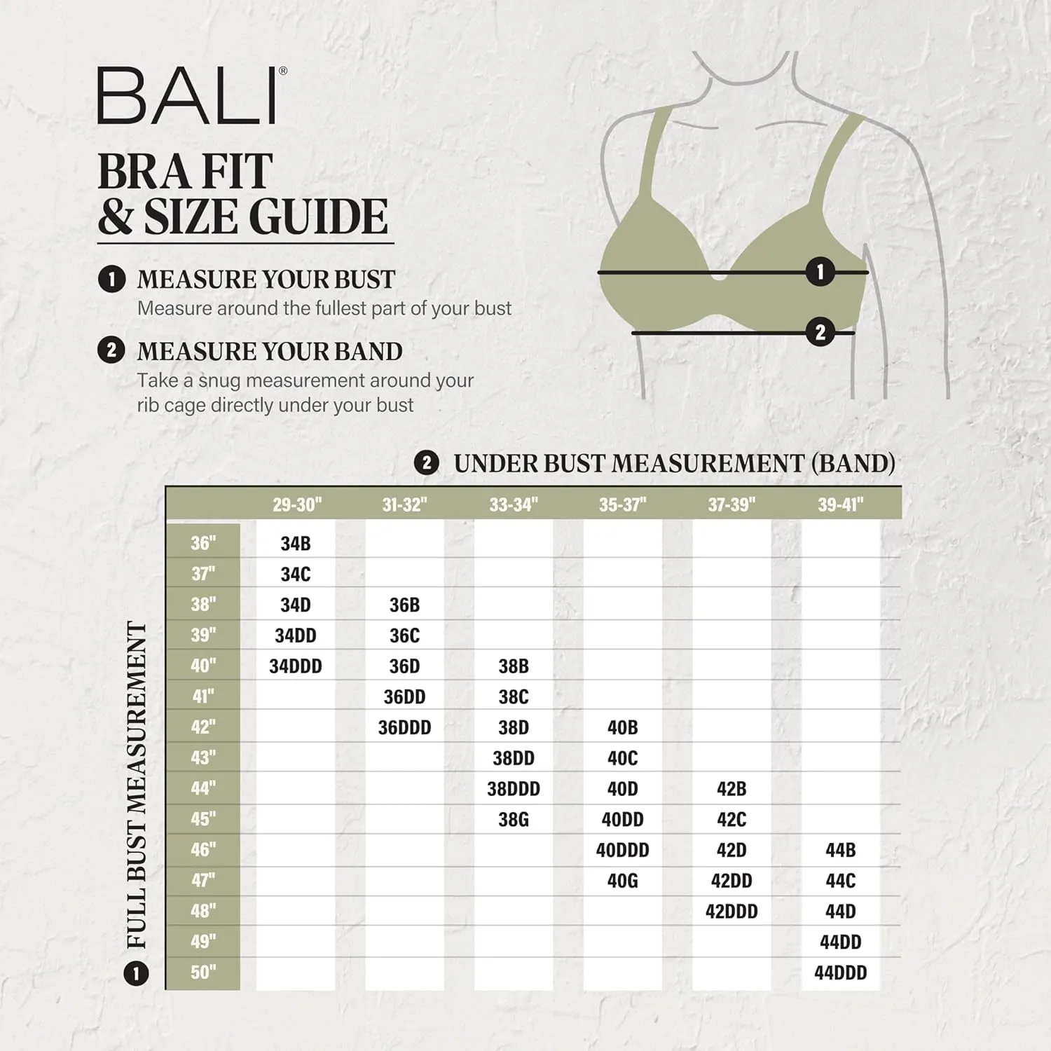 Bali Women's Lace Underwire Bra, One Smooth U Comfort Stretch Full-Coverage Convertible Bra