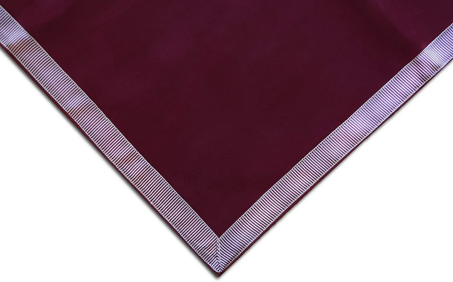Baron Barclay Deluxe Suede Square Table Cover - 54" - Burgundy