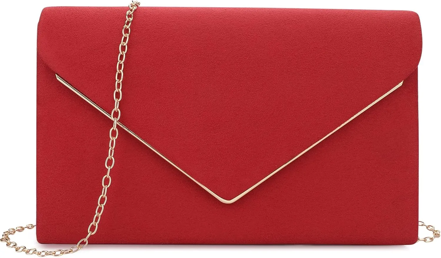 BBjinronjy Clutch Purse for Women Evening Bags Handbags for Wedding Party Cocktail Prom Faux Suede Crossbody Shoulder Bag