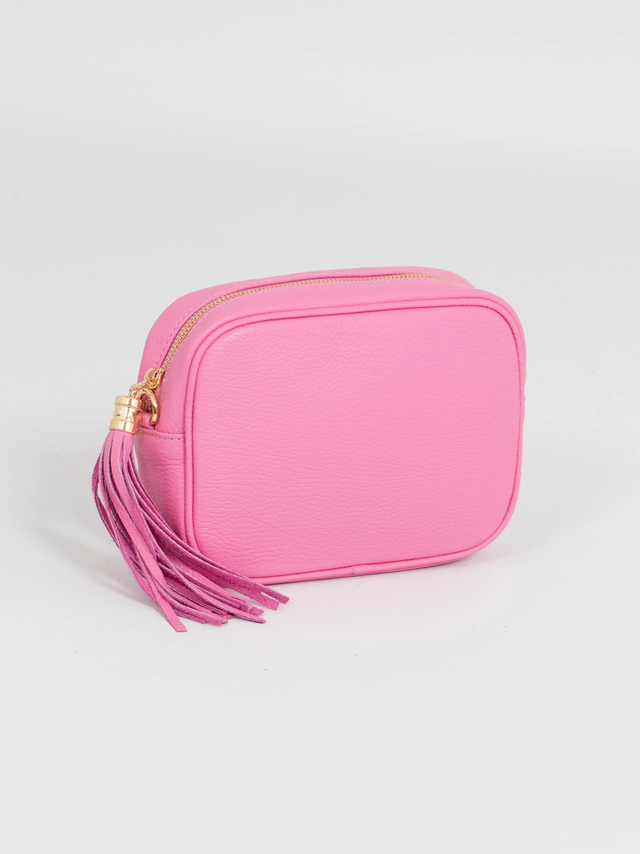 Beau Crossbody Bag - Hot Pink, Pebbled