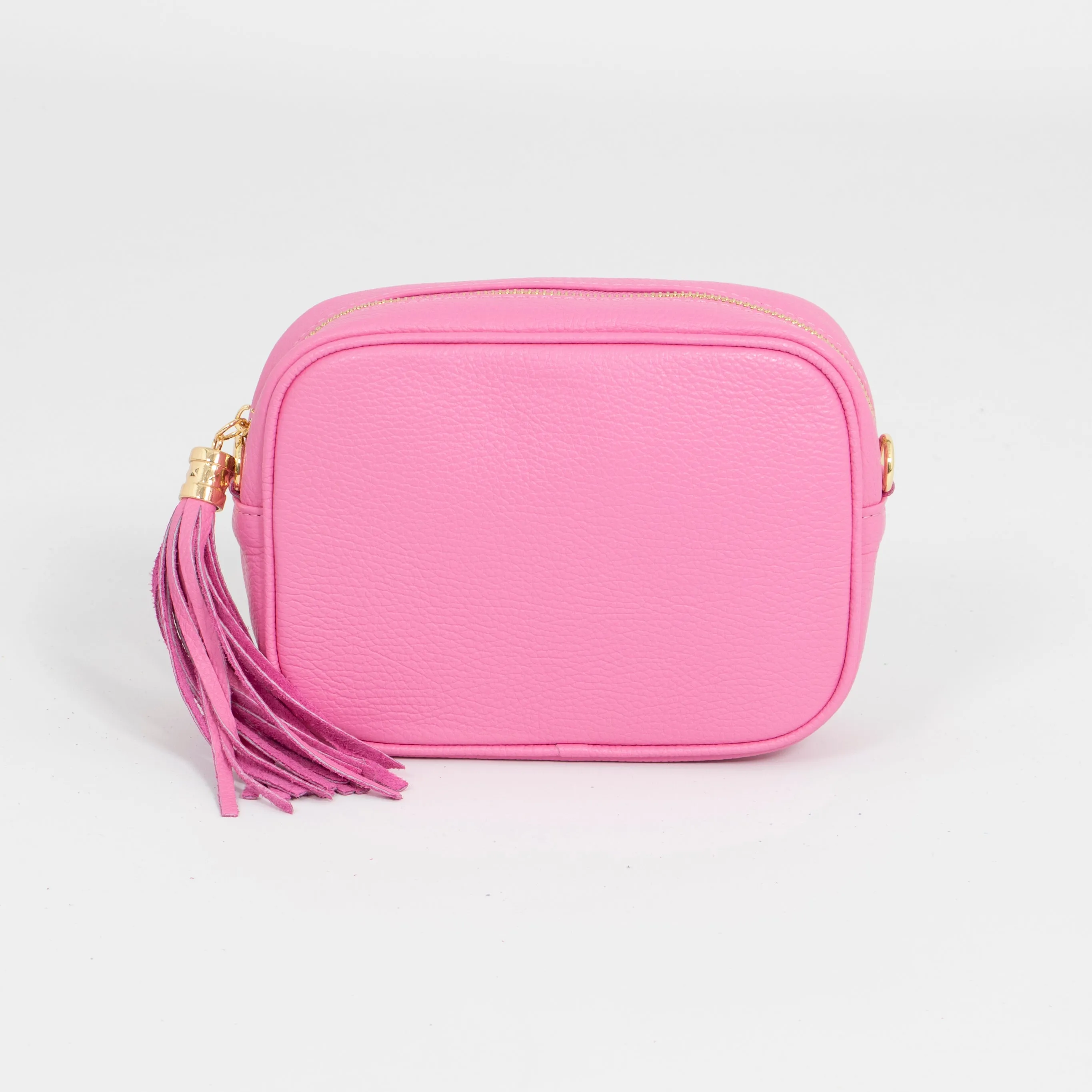 Beau Crossbody Bag - Hot Pink, Pebbled