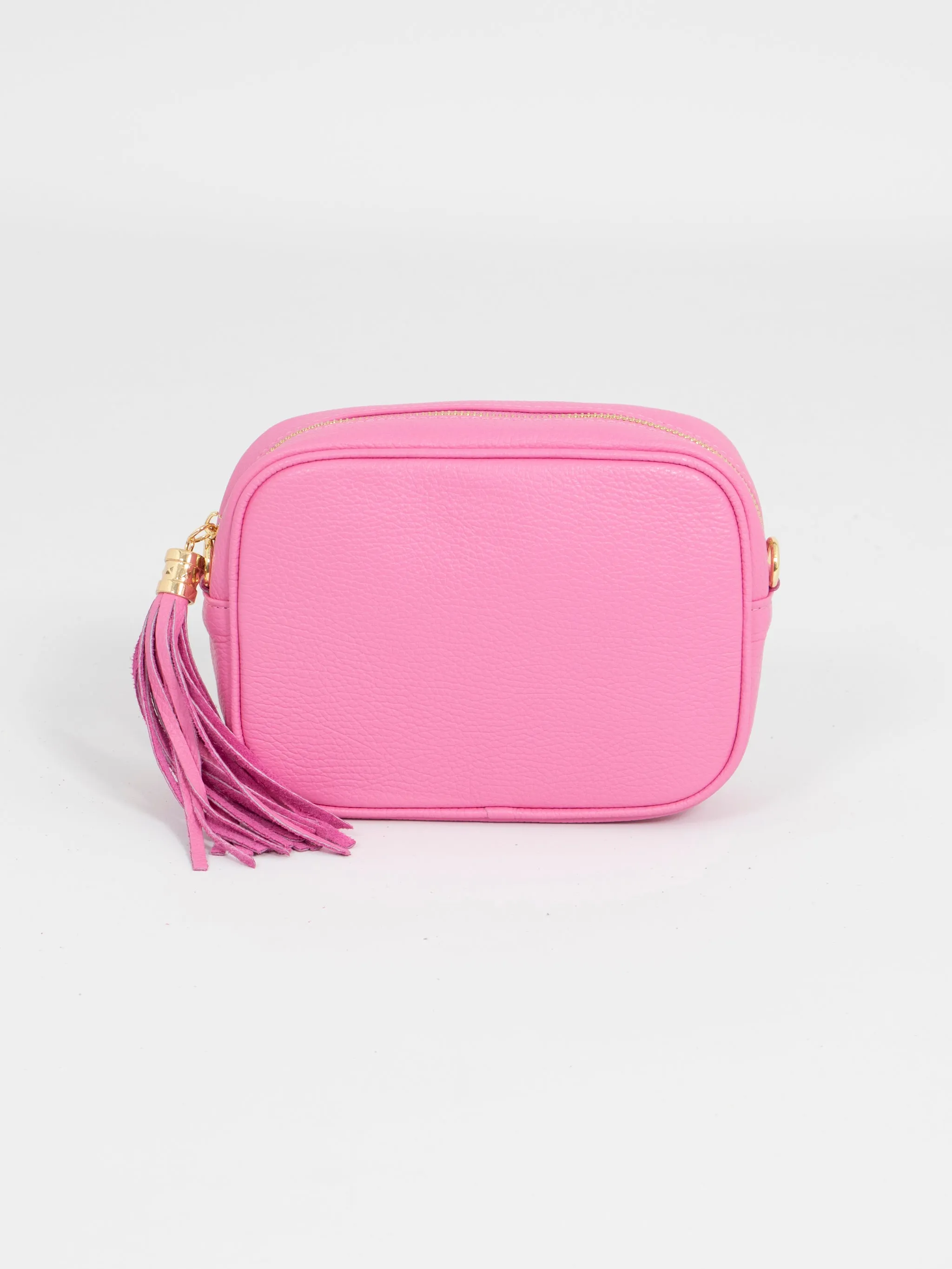 Beau Crossbody Bag - Hot Pink, Pebbled