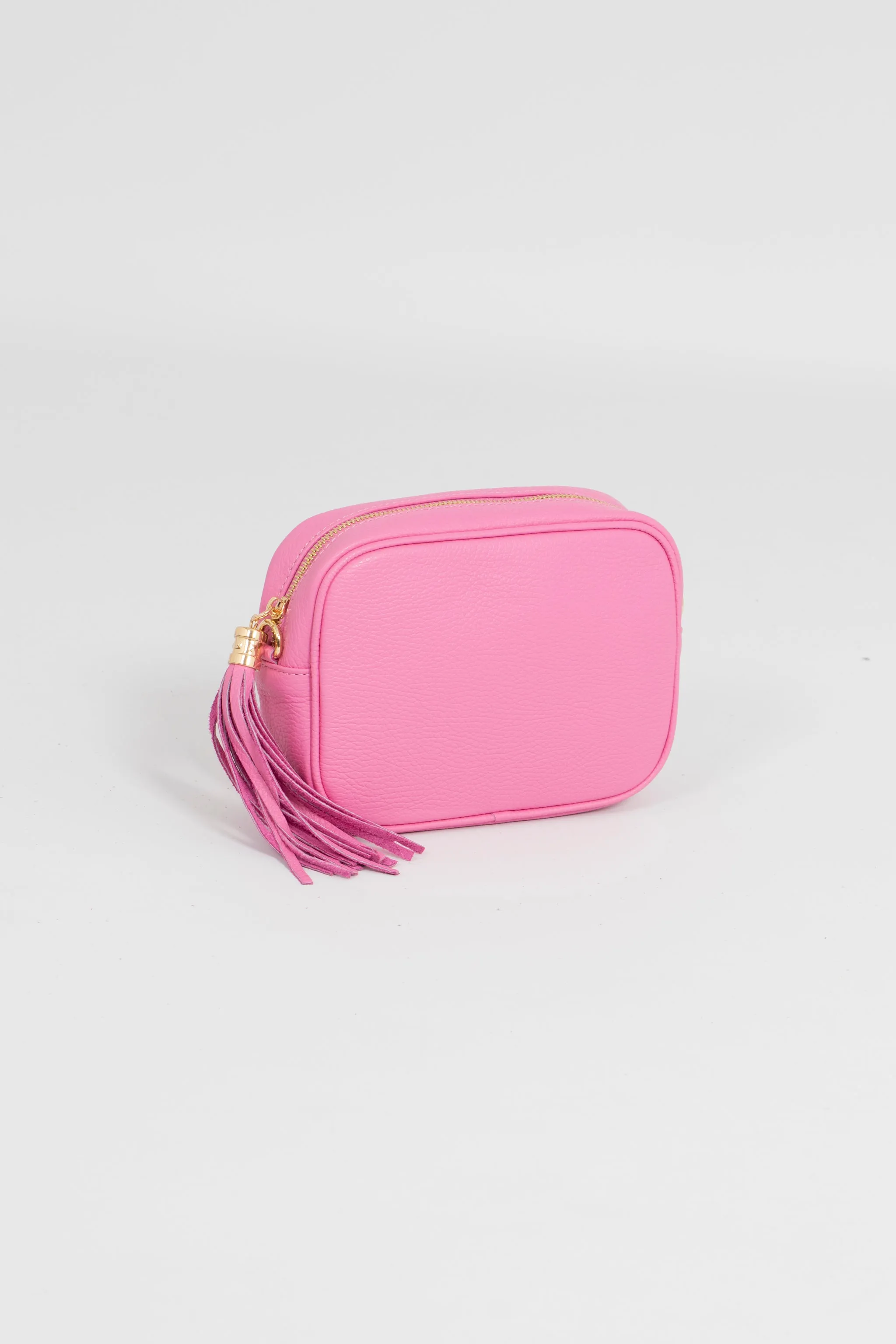 Beau Crossbody Bag - Hot Pink, Pebbled