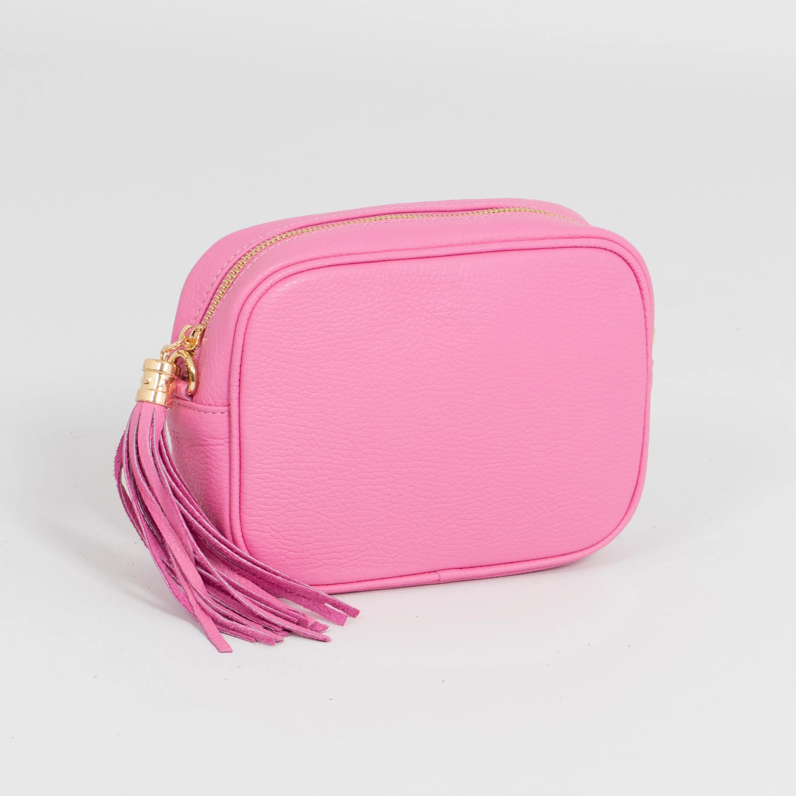 Beau Crossbody Bag - Hot Pink, Pebbled