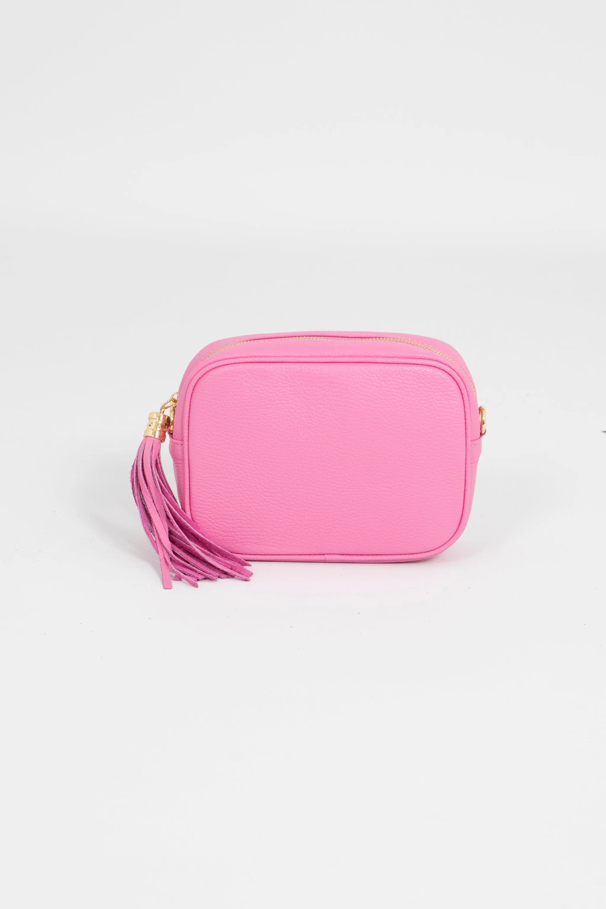 Beau Crossbody Bag - Hot Pink, Pebbled